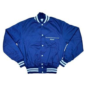 Vintage Union Made Embroidered Kent Varsity / Baseball Jacket